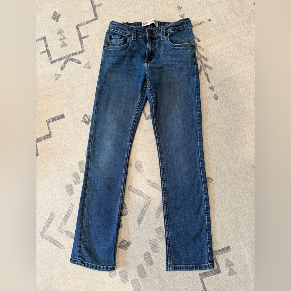 Levi's Performance 511 Kid’s Skinny Jeans in Dark Blue Denim